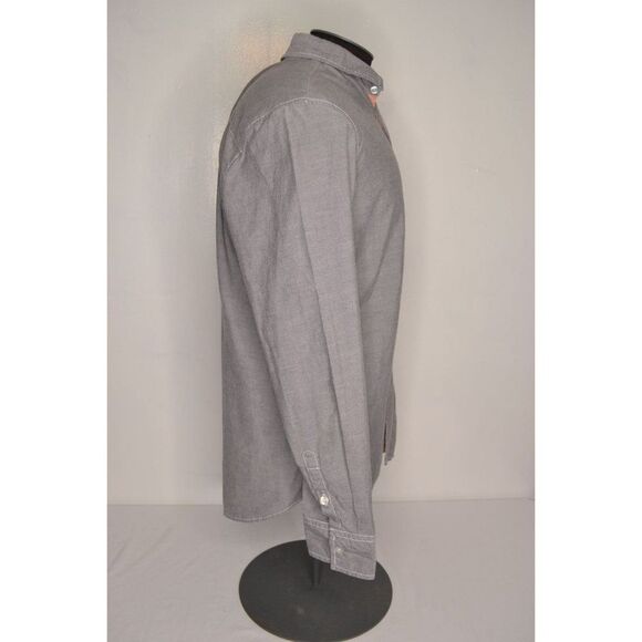 BKE Buckle Men's Large Standard Fit Blue Long Sleeve Button Down Shirt - Picture 4 of 10